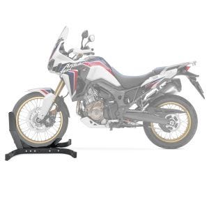 Moto Bloque Roue compatible avec Honda Africa Twin CRF 1000 L Béquille Avant ConStands Easy-Plus noir