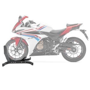 Moto Bloque Roue compatible avec Honda CBR 500 R Béquille Avant ConStands Easy-Plus noir