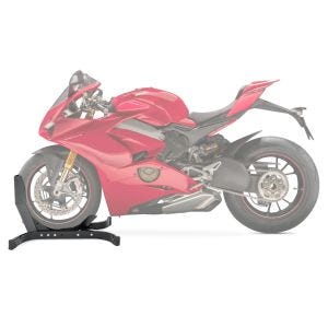 Moto Bloque Roue compatible avec Ducati Panigale V4 S Béquille Avant ConStands Easy-Plus noir