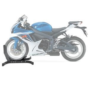 Moto Bloque Roue compatible avec Suzuki GSX-R 600 Béquille Avant ConStands Easy-Plus noir