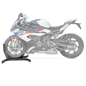 Moto Bloque Roue compatible avec BMW S 1000 RR Béquille Avant ConStands Easy-Plus noir