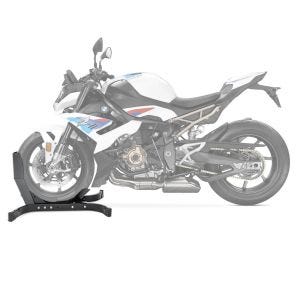 Moto Bloque Roue compatible avec BMW S 1000 R Béquille Avant ConStands Easy-Plus noir