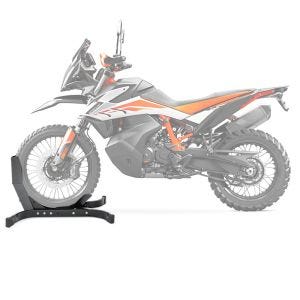 Moto Bloque Roue compatible avec KTM 790 Adventure Béquille Avant ConStands Easy-Plus noir