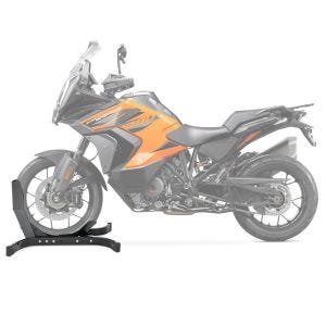 Moto Bloque Roue compatible avec KTM 1290 Super Adventure S Béquille Avant ConStands Easy-Plus noir