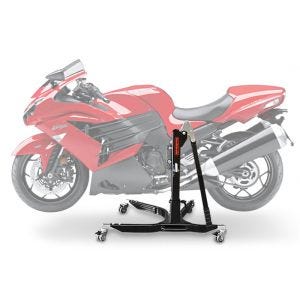 Lève moto centrale compatible avec Kawasaki ZZR 1400 06-20 ConStands Power-Classic