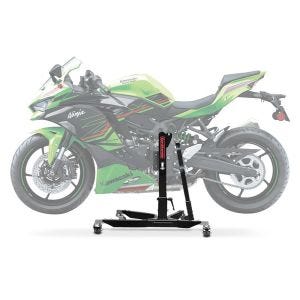 Lève moto centrale compatible avec Kawasaki Ninja ZX-4RR 24-25 ConStands noir Power-Classic