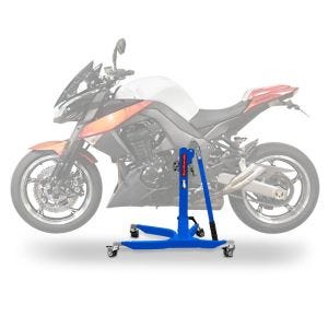 Lève moto centrale compatible avec Kawasaki Z 1000 10-13 bleu ConStands Power-Classic