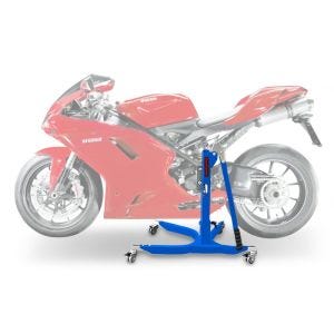Lève moto centrale compatible avec Ducati 1098 07-08 bleu ConStands Power-Classic