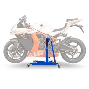 Lève moto centrale compatible avec KTM 1190 RC8 / R 08-15 bleu ConStands Power-Classic