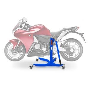 Lève moto centrale compatible avec Honda VFR 1200 F 10-16 bleu ConStands Power-Classic