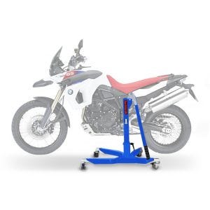 Lève moto centrale compatible avec BMW F 800 GS / Adventure 08-18 bleu ConStands Power-Classic