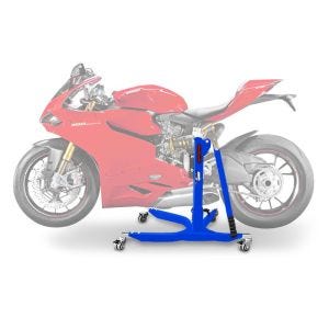 Lève moto centrale compatible avec Ducati 1299 Panigale 15-17 bleu ConStands Power-Classic