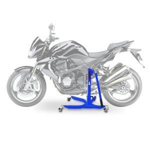 Lève moto centrale compatible avec Kawasaki Z 1000 07-09 bleu ConStands Power-Classic