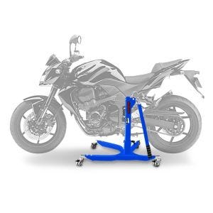 Lève moto centrale compatible avec Kawasaki Z 750 / R 07-12 bleu ConStands Power-Classic