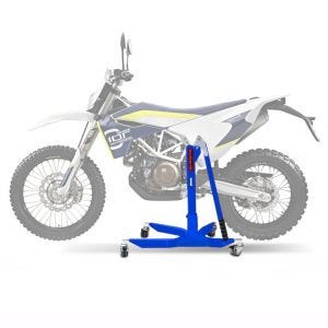 Lève moto centrale compatible avec Husqvarna 701 Enduro 16-24 bleu ConStands Power-Classic