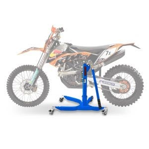 Lève moto centrale compatible avec KTM 690 Enduro / R 08-16 bleu ConStands Power-Classic