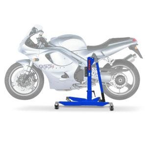 Lève moto centrale compatible avec Triumph Daytona 955i 99-01 Bleu ConStands Power-Classic