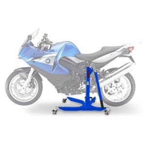 Lève moto centrale compatible avec BMW F 800 ST 06-12 bleu ConStands Power-Classic