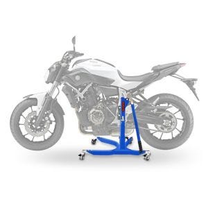 Lève moto centrale compatible avec Yamaha MT-07 13-25 bleu ConStands Power-Classic