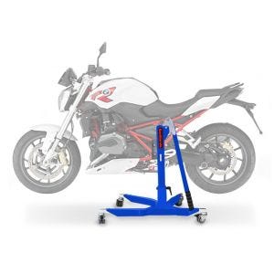 Lève moto centrale compatible avec BMW R 1200 R 15-18 bleu ConStands Power-Classic