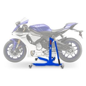 Lève moto centrale compatible avec Yamaha YZF-R1 15-25 bleu ConStands Power-Classic