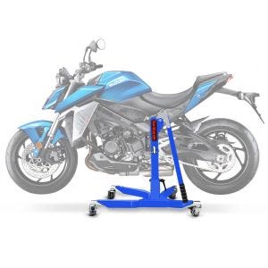 Lève moto centrale compatible avec Suzuki GSX-S 950 22-25 bleu ConStands Power-Classic