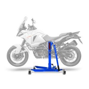 Lève moto centrale compatible avec KTM 1290 Super Adventure 15-16 bleu ConStands Power-Classic