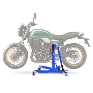 Lève moto centrale compatible avec Kawasaki Z 650 RS 22-25 bleu ConStands Power-Classic