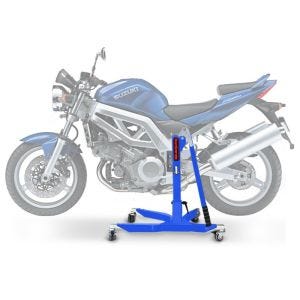 Lève moto centrale compatible avec Suzuki SV 650 / S 03-08 bleu ConStands Power-Classic