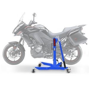 Lève moto centrale compatible avec Kawasaki Versys 1000 12-24 bleu ConStands Power-Classic