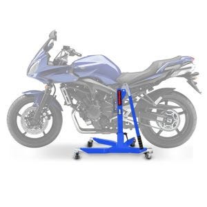 Lève moto centrale compatible avec Yamaha FZ6 / Fazer / S2 04-10 bleu ConStands Power-Classic