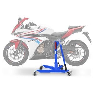 Lève moto centrale compatible avec Honda CBR 500 R 16-18 bleu ConStands Power-Classic