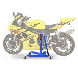 Lève moto centrale compatible avec Suzuki GSX-R 600 / 750 04-05 bleu ConStands Power-Classic