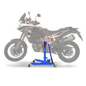 Lève moto centrale compatible avec KTM 1090 / 1190 Adventure / R 13-18 bleu ConStands Power-Classic