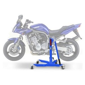Lève moto centrale compatible avec Yamaha FZS 1000 Fazer 01-05 bleu ConStands Power-Classic