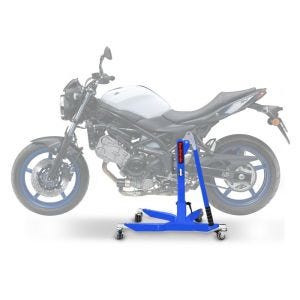 Lève moto centrale compatible avec Suzuki SV 650 / X 16-25 bleu ConStands Power-Classic
