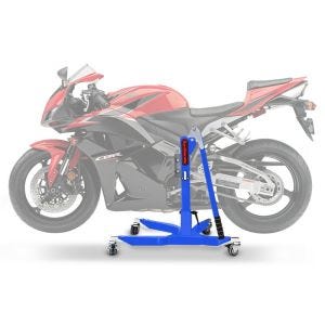 Lève moto centrale compatible avec Honda CBR 600 RR 07-16 Bleu ConStands Power-Classic