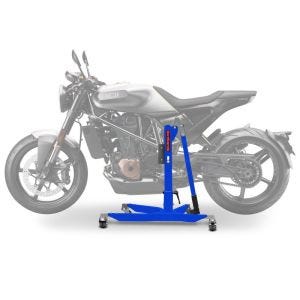 Lève moto centrale compatible avec Husqvarna Vitpilen 701 18-20 Bleu ConStands Power-Classic