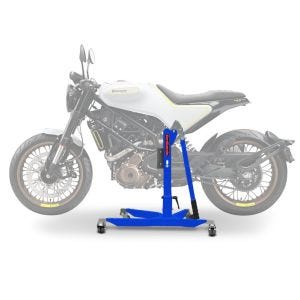 Lève moto centrale compatible avec Husqvarna Vitpilen 401 17-24 Bleu ConStands Power-Classic