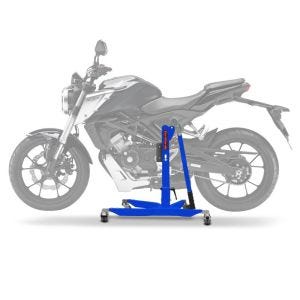 Lève moto centrale compatible avec Honda CB 300 R 18-24 Bleu ConStands Power-Classic