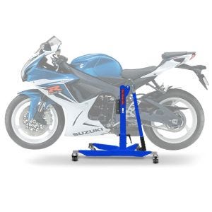 Lève moto centrale compatible avec Suzuki GSX-R 600 11-16 bleu ConStands Power-Classic