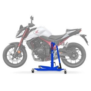 Lève moto centrale compatible avec Honda Hornet 750 23-25 bleu ConStands Power-Classic