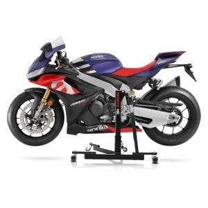 Chariot de Déplacement compatible avec Aprilia RSV4 Factory 2021 noir - Idéal pour Garage, 300 kg