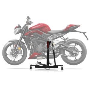 Lève moto centrale compatible avec Triumph Street Triple 765 R / RS 23-25 ConStands Power-Evo