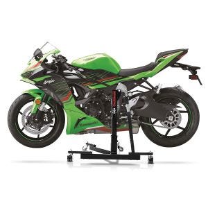 Chariot de Déplacement compatible avec Kawasaki Ninja ZX-6R 24-25 noir - Idéal pour Garage, 300 kg