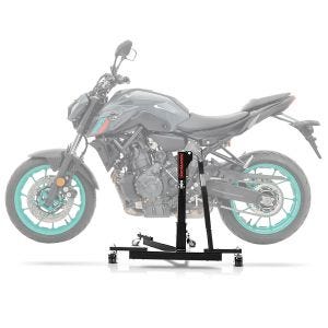 Lève moto centrale compatible avec Yamaha MT-07 20-25 noir ConStands Power-Evo