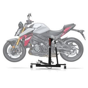 Lève moto centrale compatible avec Suzuki GSX-S 1000 21-25 noir ConStands Power-Evo