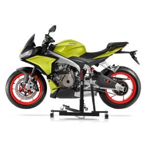 Chariot de Déplacement compatible avec Aprilia Tuono 660 / Factory 20-24 noir - Idéal pour Garage, 300 kg