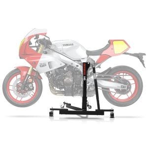 Lève moto centrale compatible avec Yamaha XSR 900 GP 24-25 noir ConStands Power-Evo