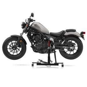 Béquille centrale compatible avec Honda Rebel 500 CMX 17-25 noire ConStands DK3739